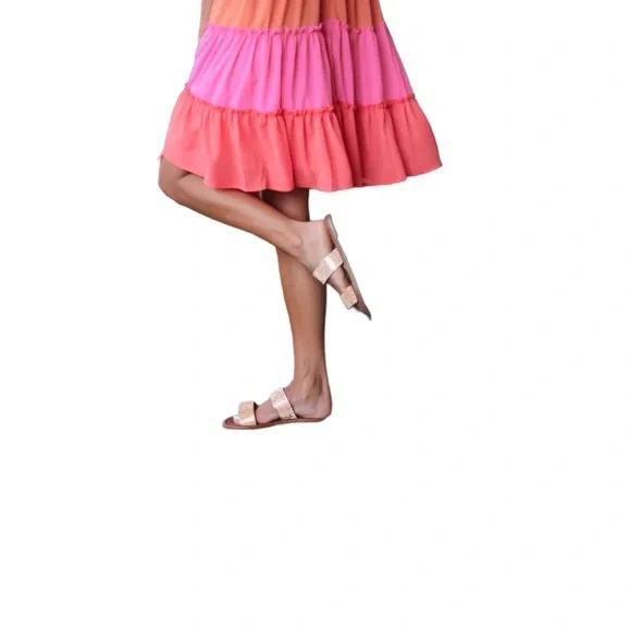 NWOT Hailey & Co Colored Block Dress - Picture 4 of 4